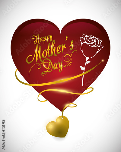 Mothers day card design.