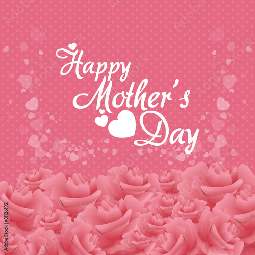 Mothers day card design.