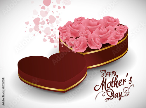 Mothers day card design.