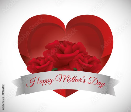 Mothers day card design.