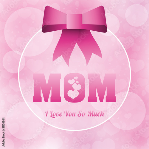 Happy mothers day card design.