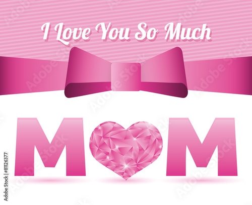 Happy mothers day card design.