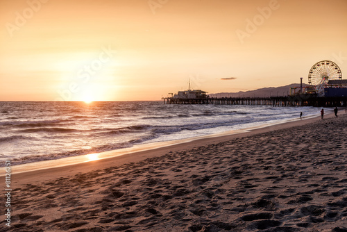 santa monica beach, Los Angeles, California