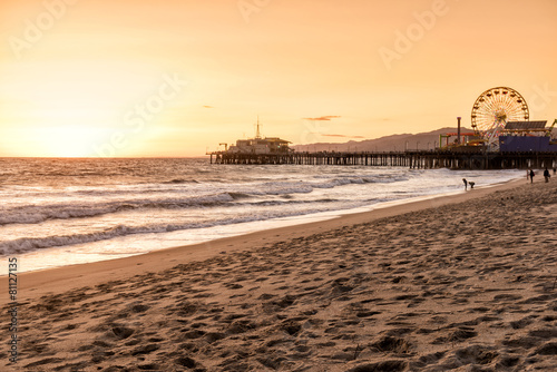 santa monica beach, Los Angeles, California