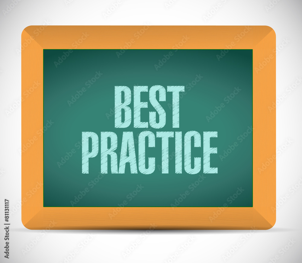best practice board sign concept best practice board sign concept