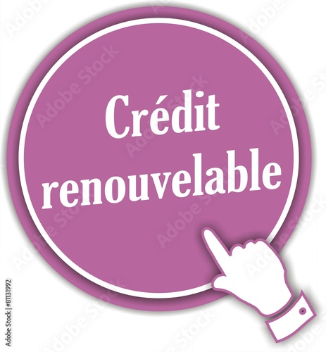 bouton crédit renouvelable