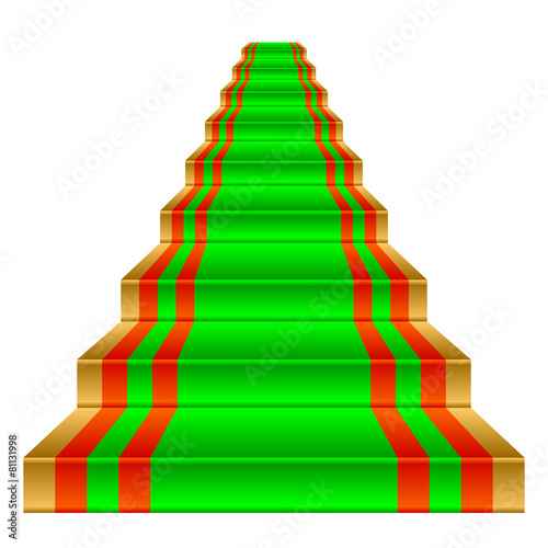 Gold ladder.