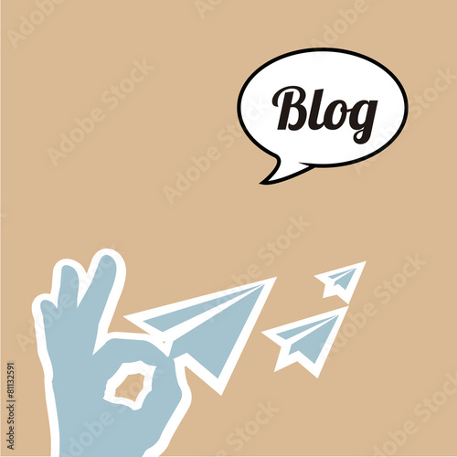  blogger, bubble talk,  hand and paper planes
