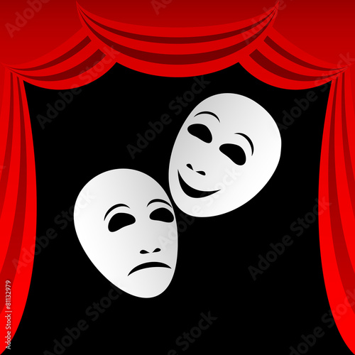 Theatrical masks.