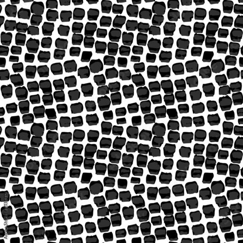 Cuadro en lienzo Hand drawn seamless watercolor brush pattern,fashionable sophist