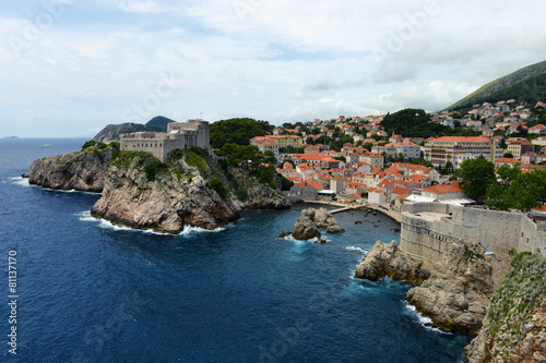 Medieval fortresses in Dubrovnik, Croatia