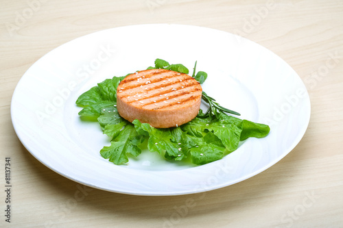 Salmon burger cutlet