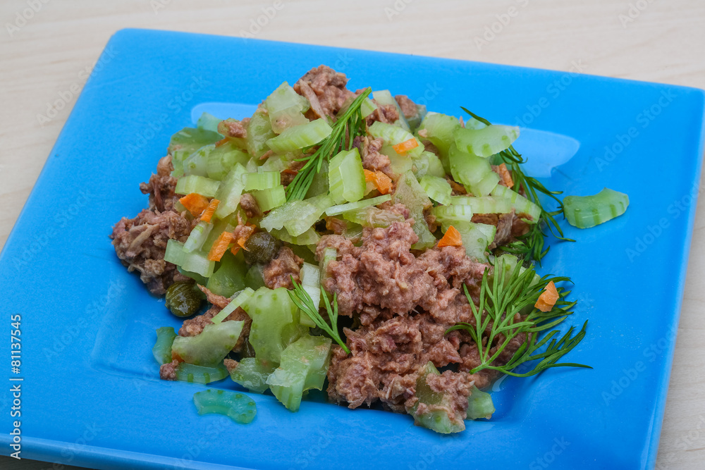 Tuna and celery salad Tuna and celery salad