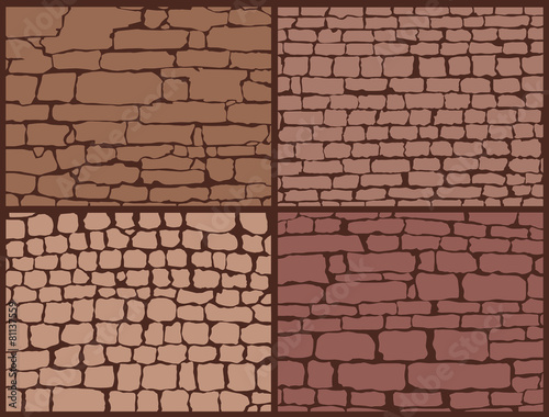 Stone masonry set