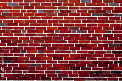 Background of red brick wall pattern texture backdrop wallpaper