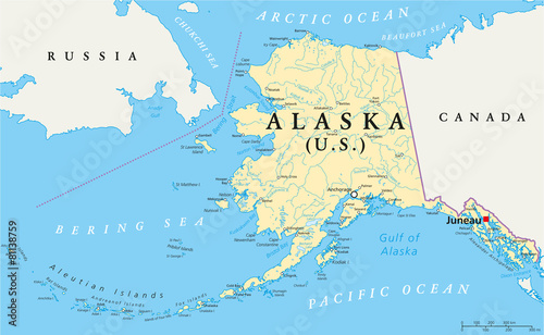 Alaska Political Map