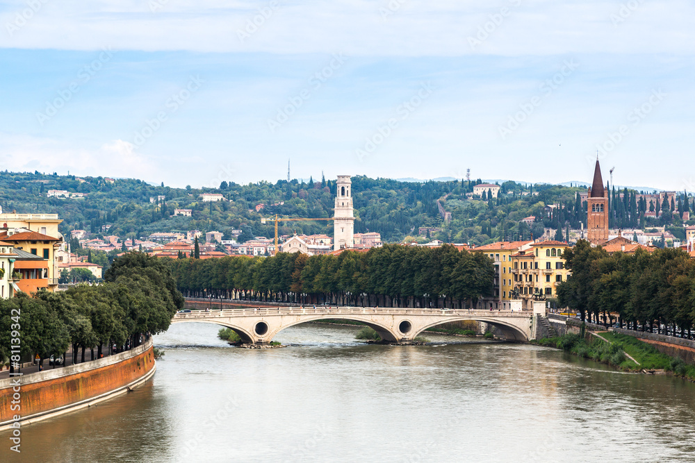 Obraz premium Cityscape of Verona, Italy