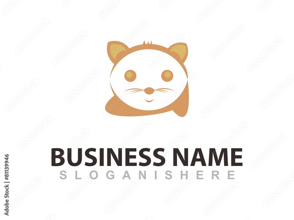 Fototapeta premium Cute Raccoon - Mascot Logo