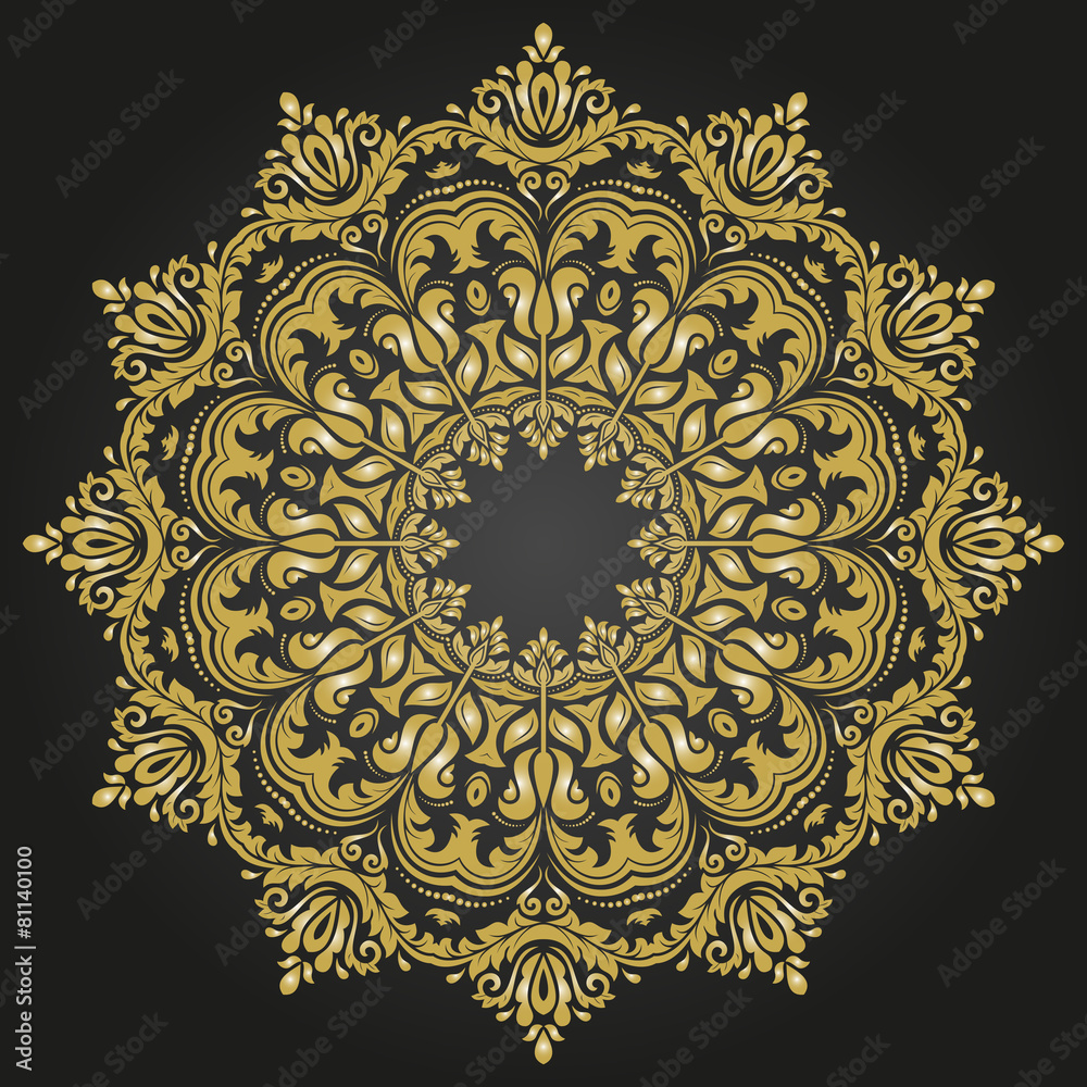 Damask Pattern. Orient Ornament Damask Pattern. Orient Ornament