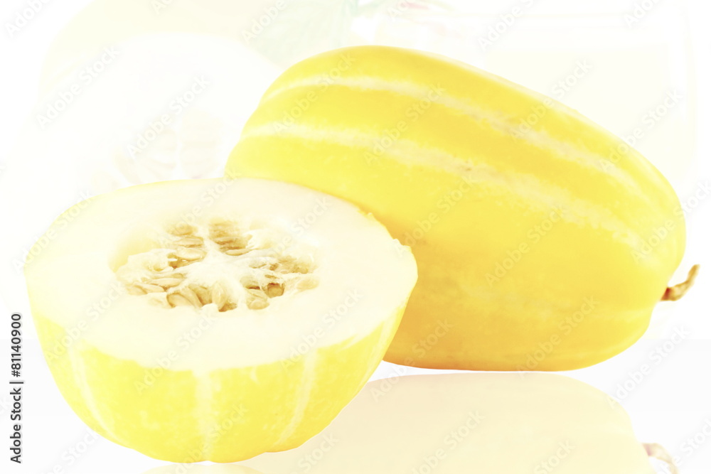 korean yellow melon fruit