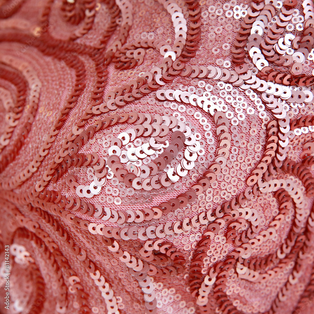 Pink sequin background Pink sequin background
