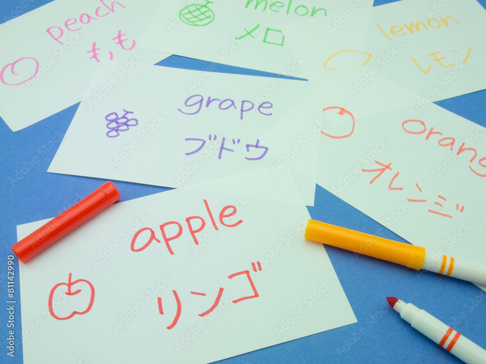 Making Language Flash Cards; Japanese Making Language Flash Cards; Japanese
