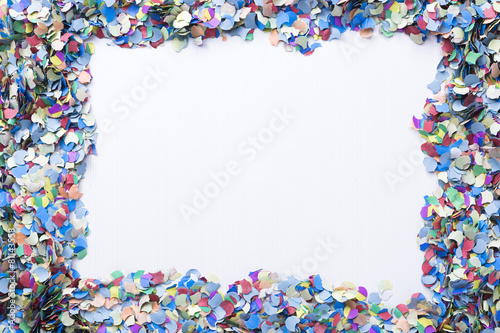 confetti on a blank background.