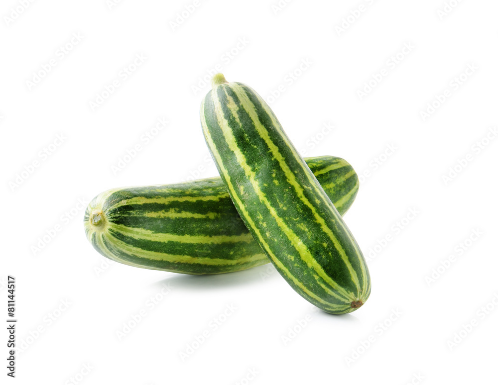 Fresh cucumber isolated on white background Fresh cucumber isolated on white background