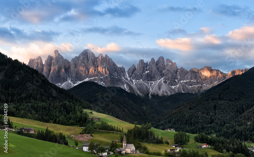 Panorama of Geisler (Odle) Dolomites Group © Nickolay Khoroshkov