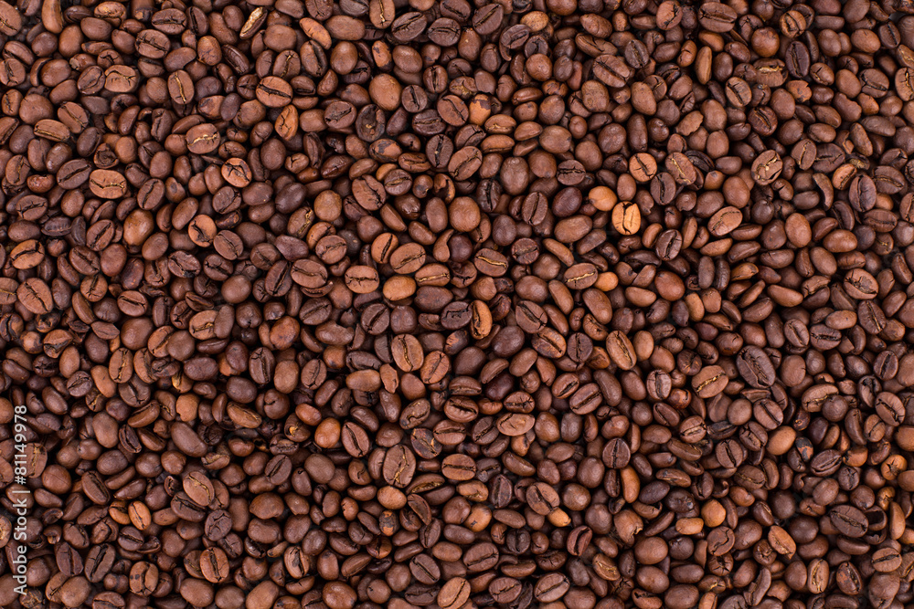 Coffee Beans background close up. Coffee Beans background close up.