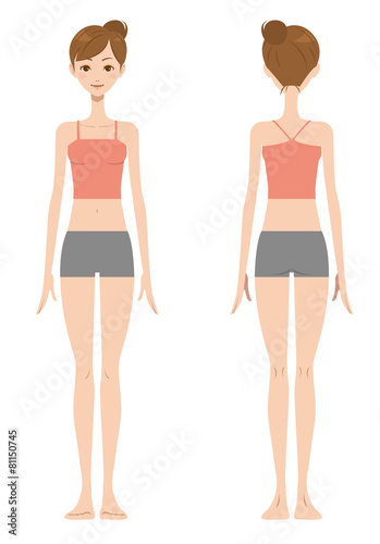 女性　全身