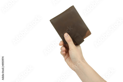 wallet in the hands