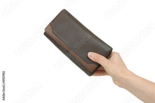 wallet in the hands