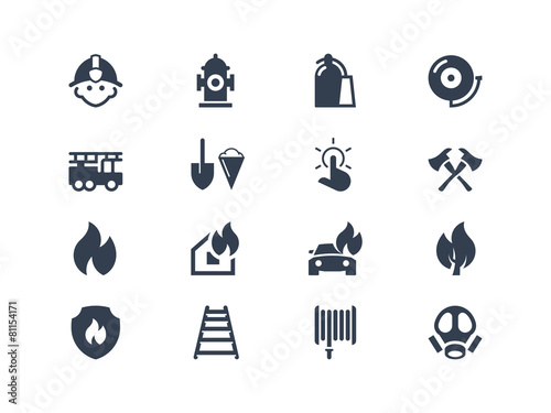Firefighters icons