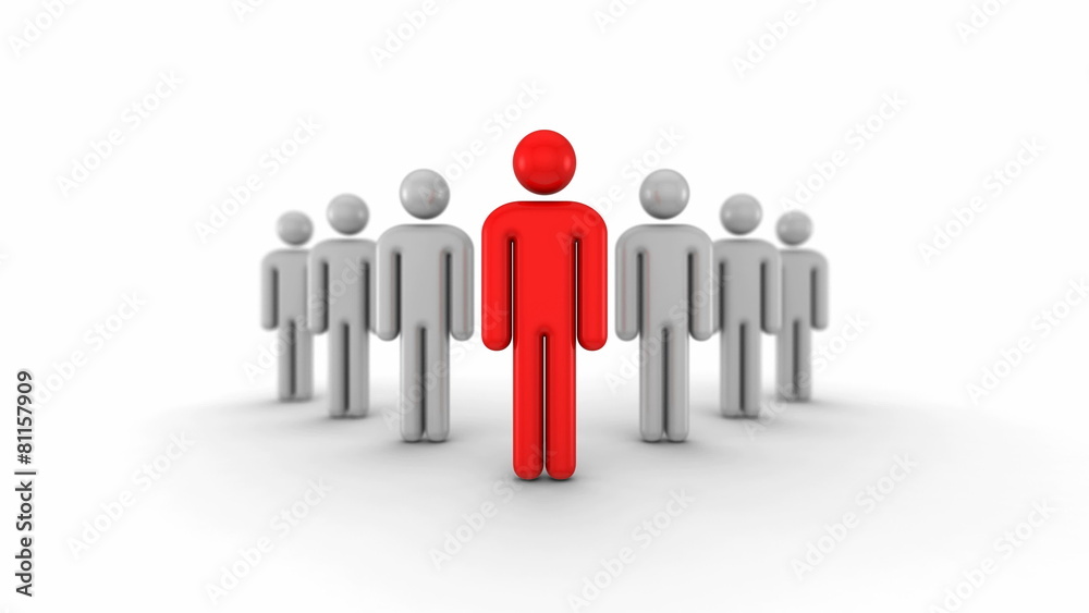 Leader moves forward Leader moves forward