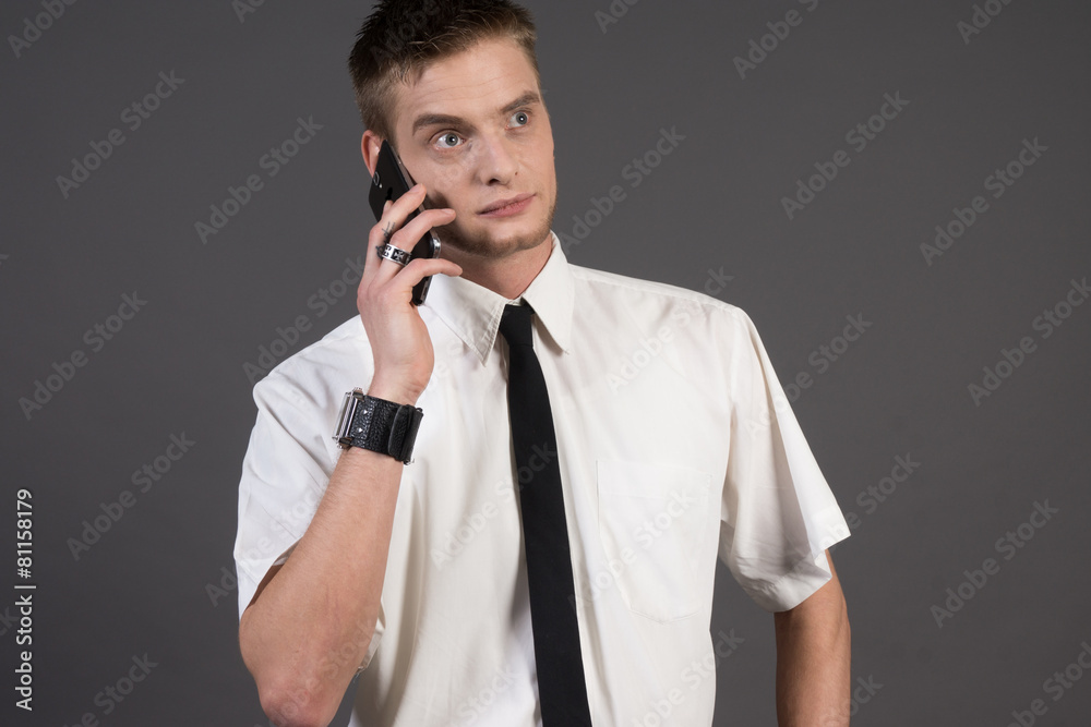 Chef am Telefon Chef am Telefon