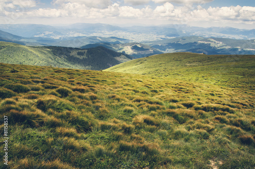 The World at Rest. Beautiful mountain landscape
