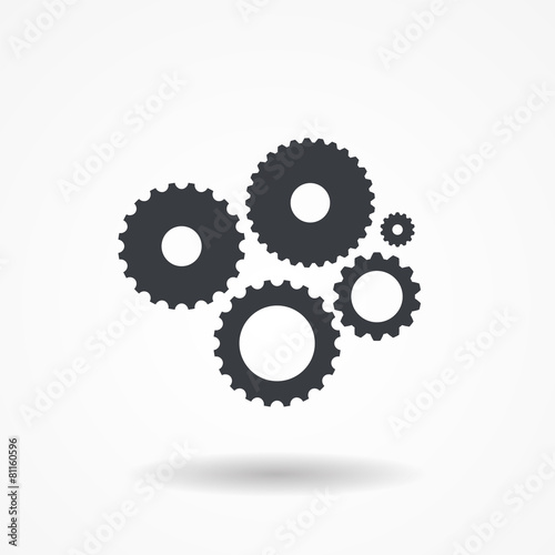 Gear Icon Vector Illustration