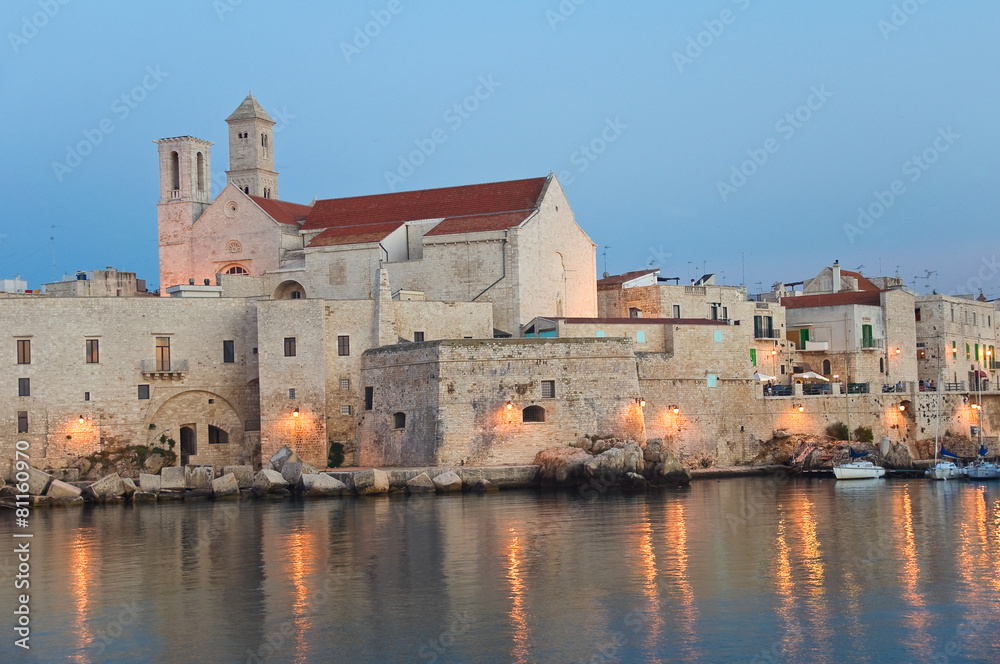 Obraz premium Panoramic view of Giovinazzo. Puglia. Italy.