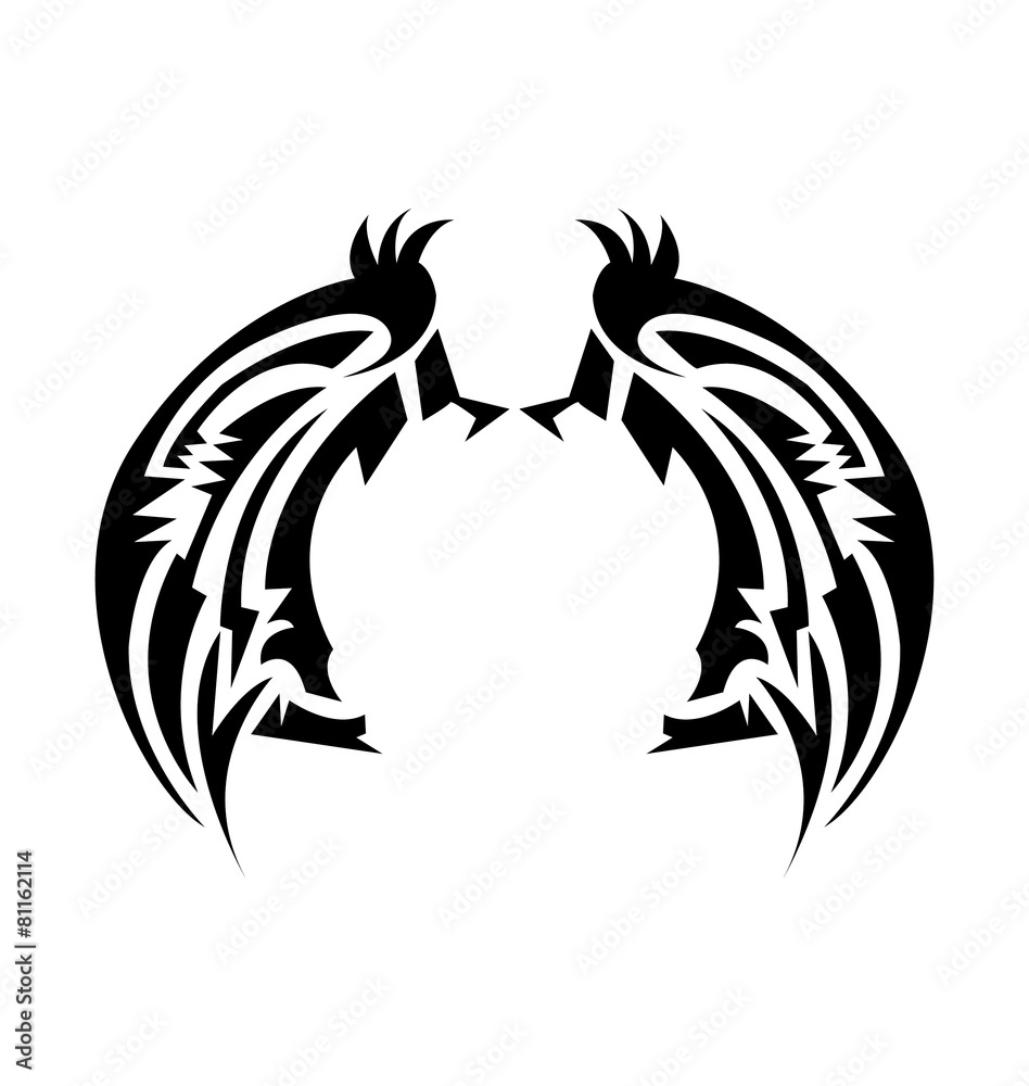 Obraz premium Wings tatoo