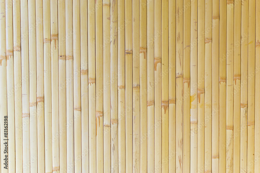 Fototapeta premium yellow bamboo texture