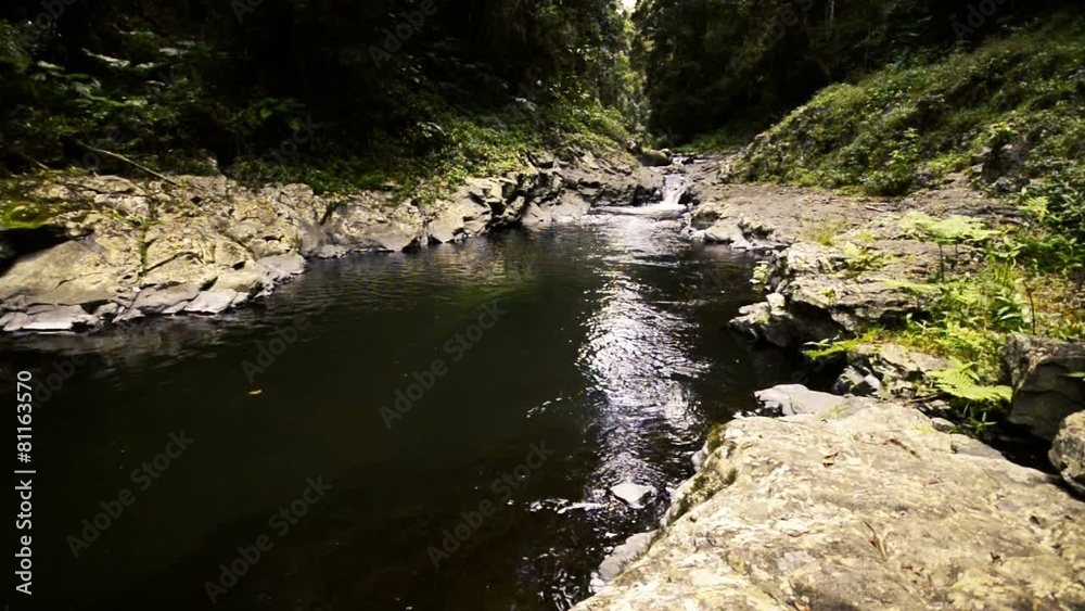 Waterfall in Lamington National Park on the New South Wales. Waterfall in Lamington National Park on the New South Wales.