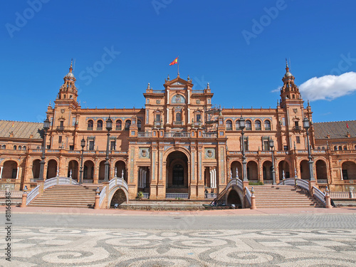 Spanish Square (Plaza de Espana) in Sevilla, Spain