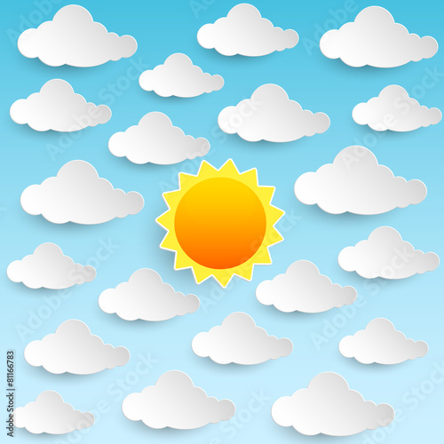 sun sky clouds