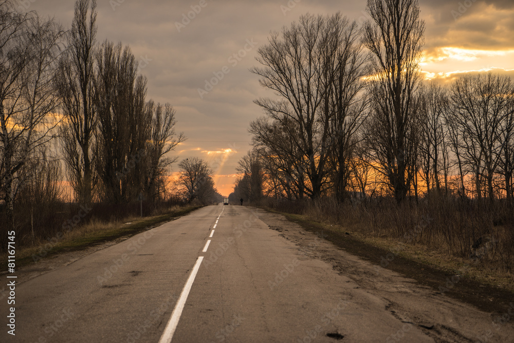 Obraz premium Country road