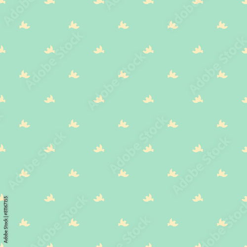 Wallpaper Mural Seamless pattern flying birds Torontodigital.ca