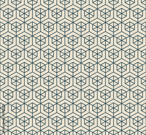 Color cubes seamless pattern