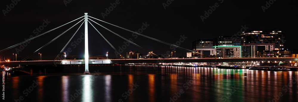 Obraz premium Severinsbrücke Köln am Rhein
