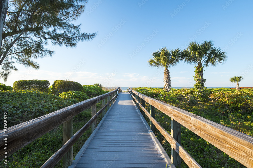 Boardwalk to a Beach