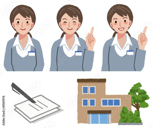ケアマネージャー Geriatric care manager portraits and retirement home